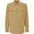 DSQUARED2 Corduroy Overshirt With Double Breast Pockets Beige