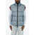 DSQUARED2 Rip Stop Check Sleeveless Down Jacket Blue