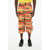 DSQUARED2 Multicolor Shorts With Logo Button Multicolor
