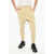 DSQUARED2 Solid Color Cotton Joggers Beige