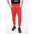 DSQUARED2 Quilted Joggers With Contrasting Bands Red
