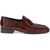 THE ROW Eel Leather Loafers BORDEAUX