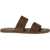 Pedro Garcia Double-band satin Sandals NUTMEG SATIN