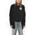 Allude Wool Blend Buttonless Cardigan Black