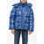 Aspesi Nylon Gummo Down Jacket With Hood Blue