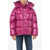 Aspesi Nylon Gummo Down Jacket With Hood Pink