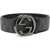 Gucci Reversible Belt with GG Cross buckle BLACK/BLACK