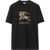 Burberry Cotton T-shirt with faded EKD BLACK