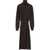 LEMAIRE "Trompe L'oeil" Midi Dress BROWN