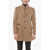 CORNELIANI Cc Collection Solid Color Virgin Wool Coat With Removable Ch Beige