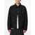 Billionaire Boys Club Solid Color Overshirt Jacket With Embroidered Logo Black