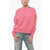 SA SU PHI Crew Neck Cashmere Sweater Pink