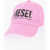 Diesel Printed Logo Tallib Baseball Cap Pink