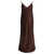 Semper Long sequined dress Brown