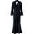 ROTATE Birger Christensen Long Draped Dress BLUE