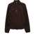 ROTATE Birger Christensen Pile Sweatshirt. BROWN
