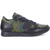 Philippe Model Tropez Black Leather And Camouflage Sneaker* Green