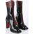 Alexander McQueen 11Cm Leather Boots Black