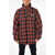 Napapijri Martine Rose Reversible Jacket With Extractable Hood Burgundy