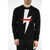 Neil Barrett Wool Lightning Sweater Black