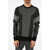 Neil Barrett Wool Printed Sweater Black & White