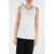 Calvin Klein 205W39Nyc Ribbed Tank Top With Jewel Pin White