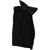 Saint Laurent Mini Dress With Bow BLACK