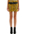 Unravel Python Leather Skirt YELLOW