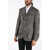 CORNELIANI Id Linen Identity Utility Blazer Brown