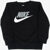 Nike Printed Crewneck Sweatshirt Black