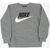 Nike Kids Printed Crewneck Sweatshirt Gray