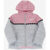 Nike Two-Tone Puffer Jacket With Zip Closure Pink