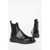 Alexander McQueen Leather Chelsea Boots Black