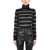 Saint Laurent Striped Sweater With Sequins BLACK