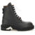 Off-White Lace-Up Leather Boots BLACK