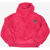 Converse Faux Fur Hooded Teddy Sweatshirt Pink