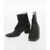 Maison Margiela Mm6 Vintage Effect Leather Ankle Boots Black