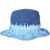 Alberta Ferretti Bucket Hat With Tie Dye Print BLUE