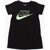 Nike Kids Logo-Print Short Sleeve Dress Black