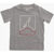 Nike Jordan Air Logo-Print T-Shirt Gray