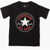Converse All Star Logo-Print Jersey T-Shirt Black