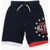 Converse All Star Drawstring Sweat Shorts Blue