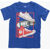 Converse All Star Logo-Print Jersey T-Shirt Blue