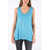 P.A.R.O.S.H. Sequined Gilk Top Blue