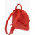 Moschino Love Faux Leather Oversize Zip Backpack Red