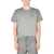 HELMUT LANG "Military" Delave Effect T-Shirt MILITARY GREEN