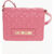Moschino Love Ecoleather Quilted Shoulder Bag Pink