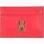 Moschino Leather Card Holder RED