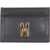 Moschino Leather Card Holder BLACK
