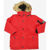 Diesel Kids Snap Button Jberry Puffer Jacket Red